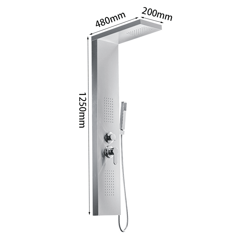 colonne de douche hydromassante dimensions