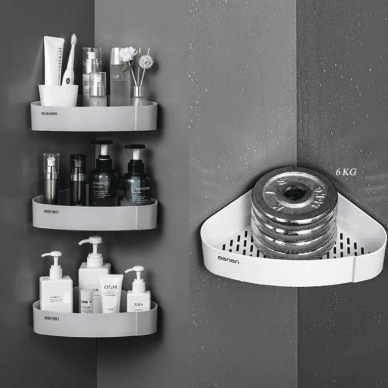 etagere de douche blanc