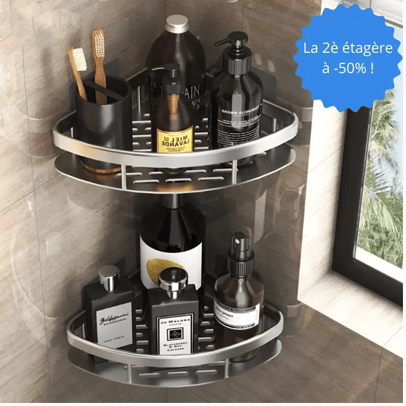 etagere de douche gris reduction