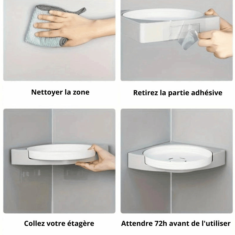 etagere de douche indications