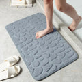 tapis de bain gris