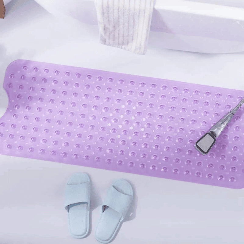 tapis de bain pvc violet