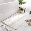 tapis de salle de bain design blanc