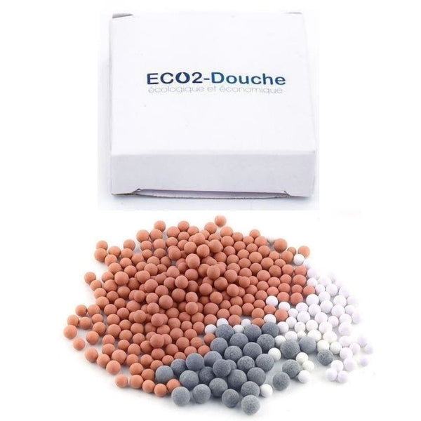 Eco2-Douche - Filtre pure + 2 en 1 - Filtre et purifie l'eau (Chrome) :  : Beauté et Parfum
